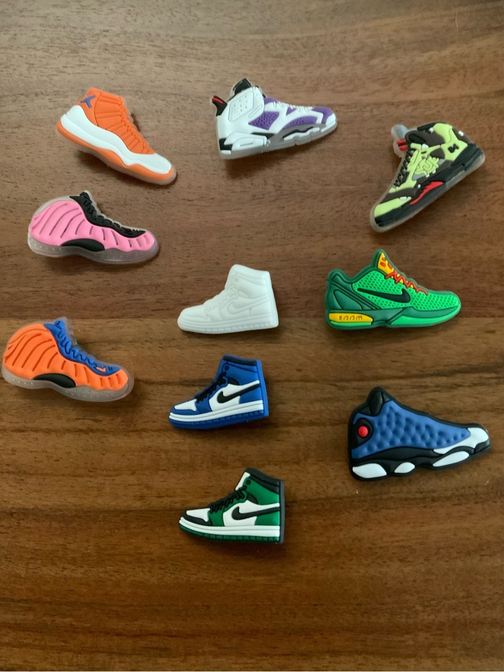 Croc charms Jibbitz Nike Air Jordan Sneaker Bundle 10